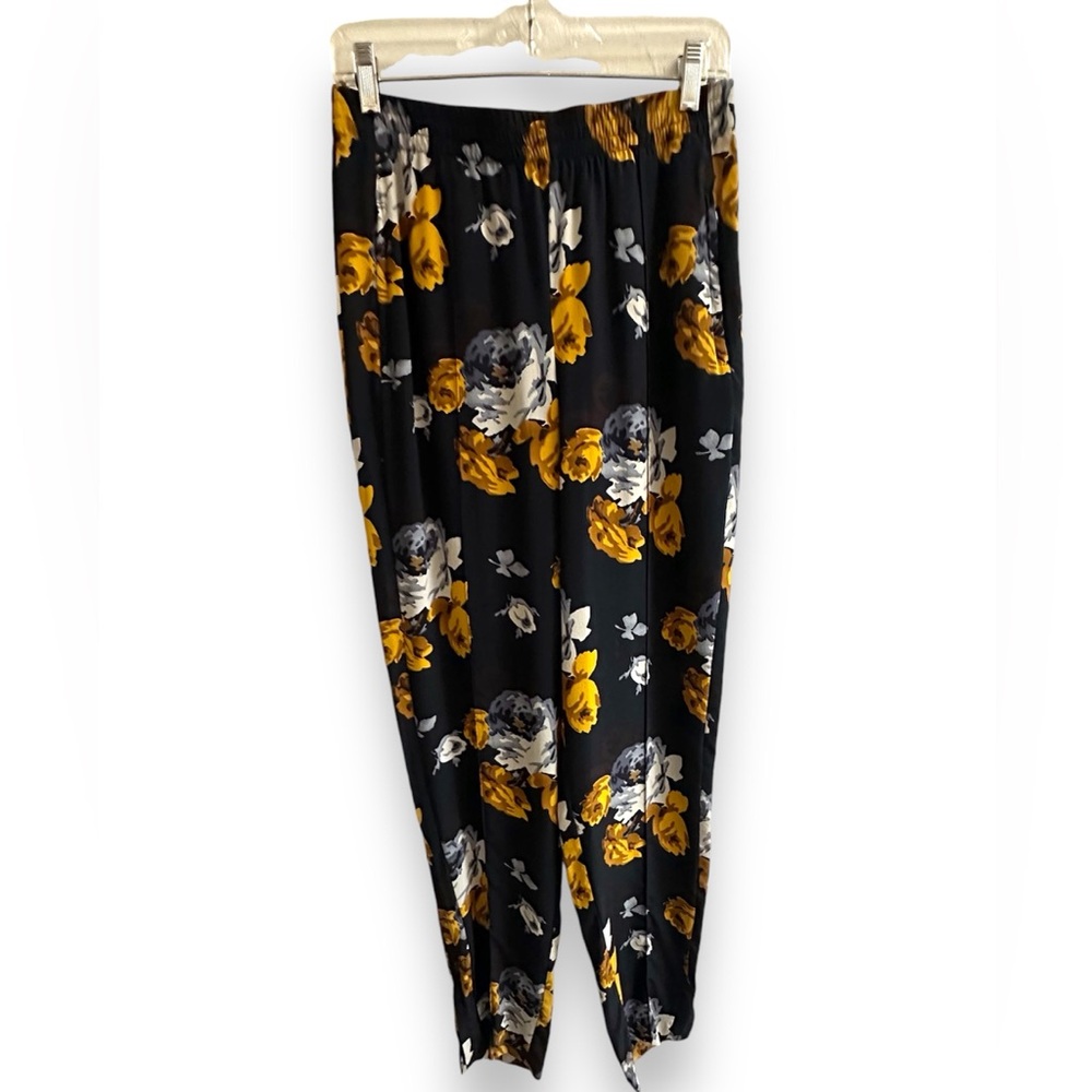 NWT Theory Floral Silk Pants